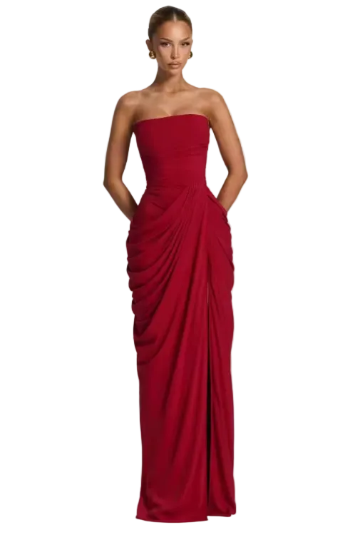 Vestido de Pierna Abierta