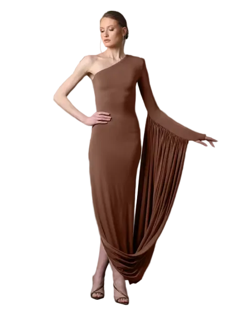 Vestido de Manga Larga